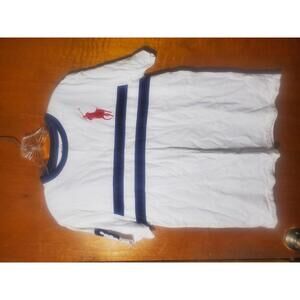 *SOLD* Men’s White/Blue/Red Polo Ralph Lauren Short Sleeve Top Size XL